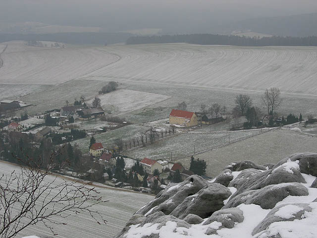 Landhaus Böhmer in Bildmitte